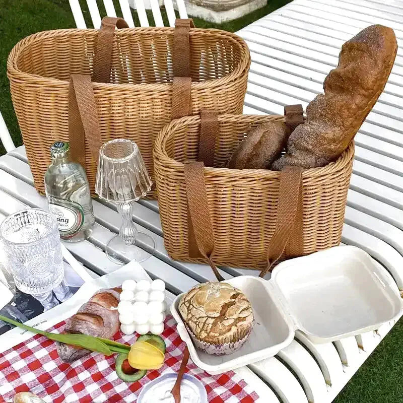 Panier en osier nature panier en osier