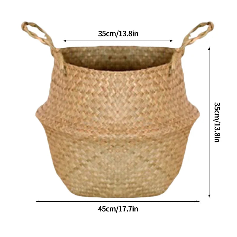 panier pliable tressé