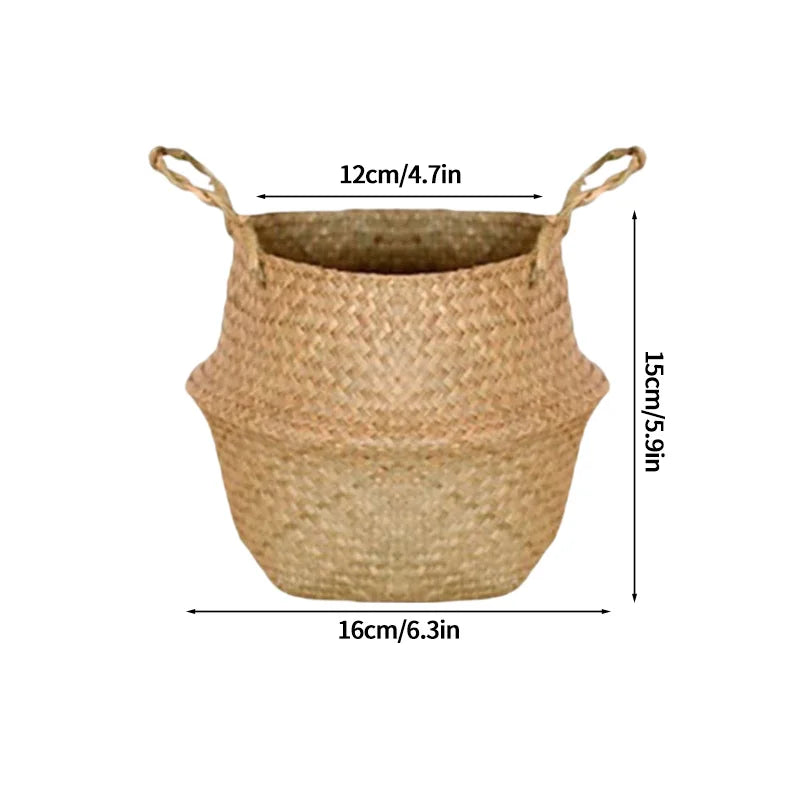 panier pliable tressé