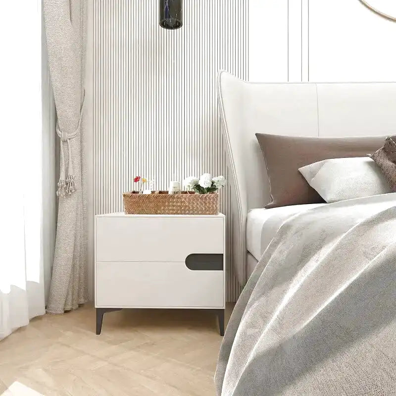 Boite de rangement en osier avec couvercle
