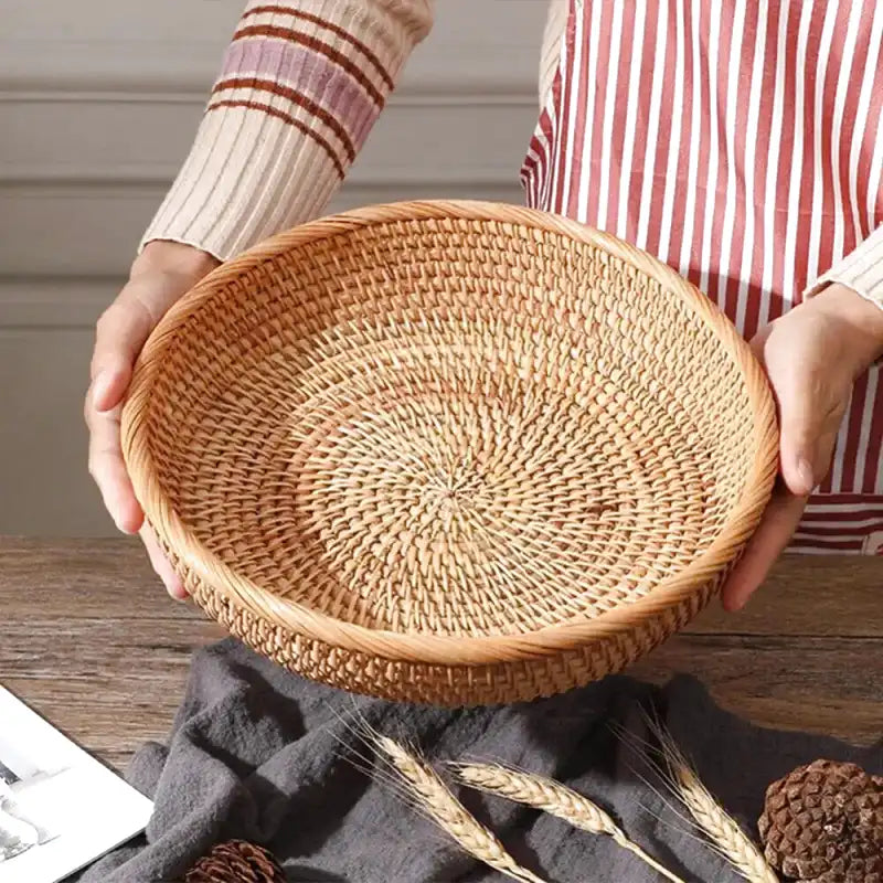 Corbeille à fruits en osier