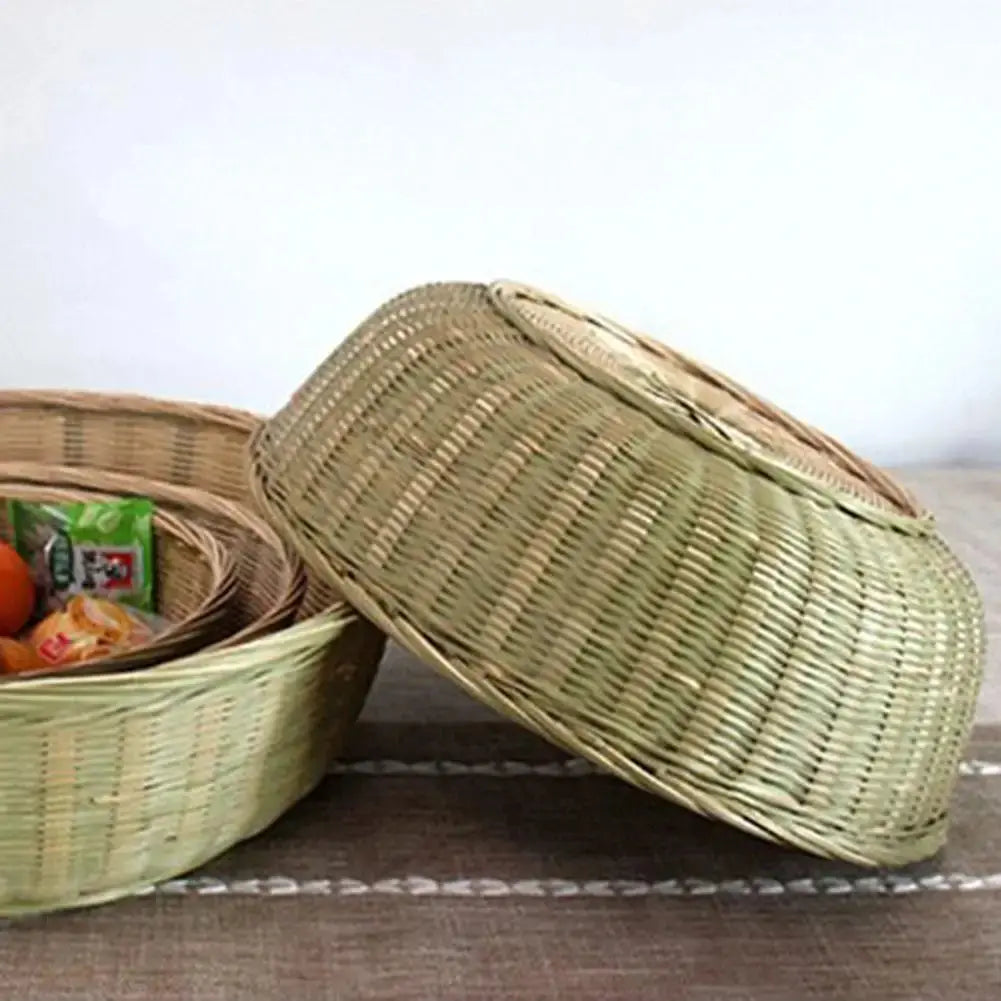 corbeille tressée bambou - panier en osier