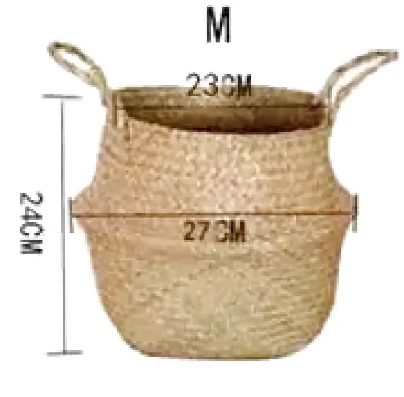 Panier cache-pot pliable