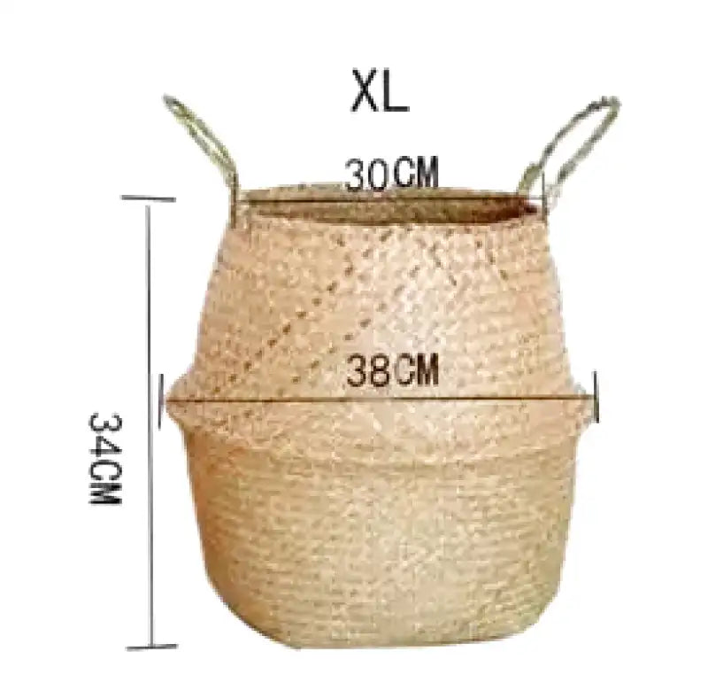 Panier cache-pot pliable