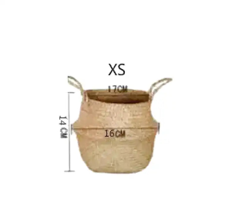Panier cache-pot pliable