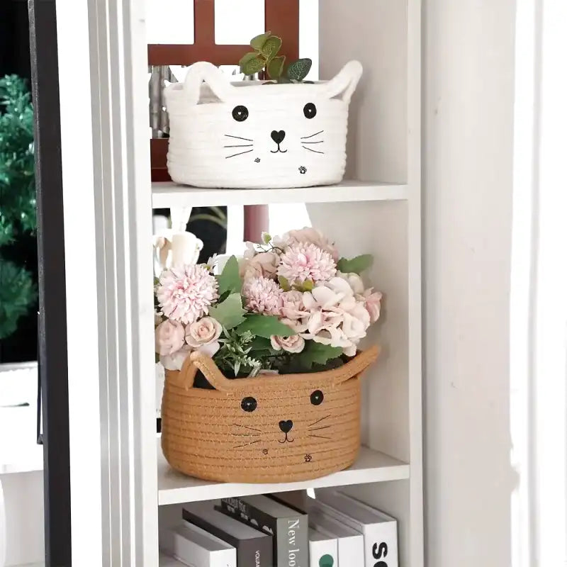 panier de rangement chat