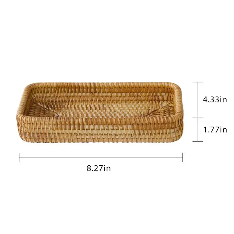 Plateau d’Ambiance Cocooning - panier en osier