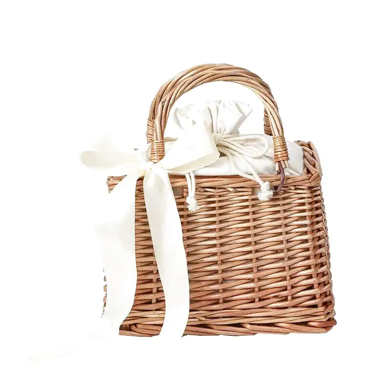 Panier en osier plage