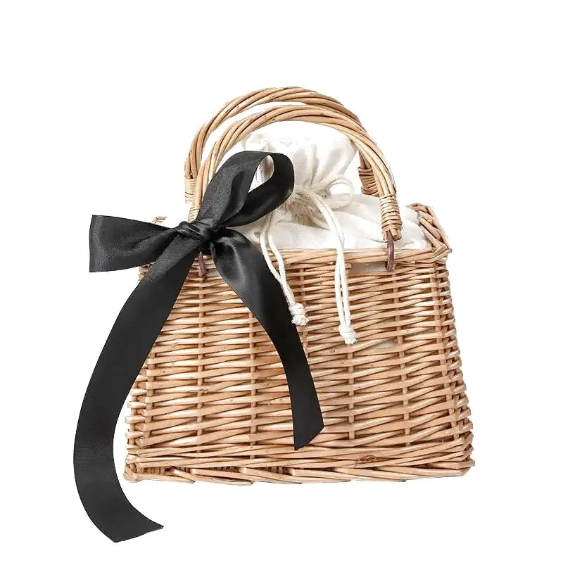 Panier en osier plage