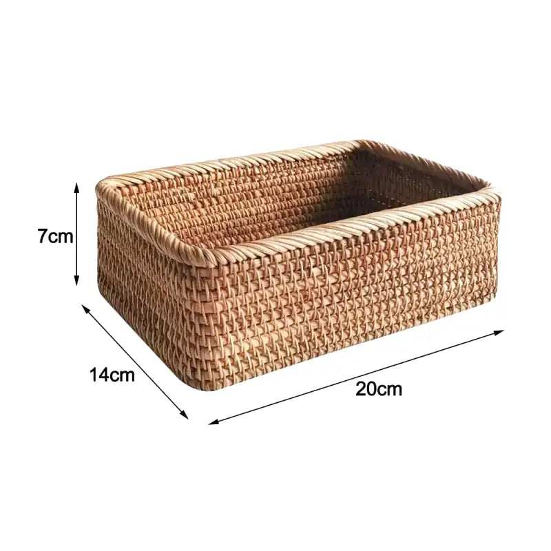 Panier tressé fait main