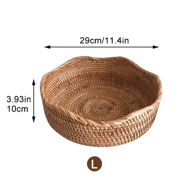 Panier tressé fait main
