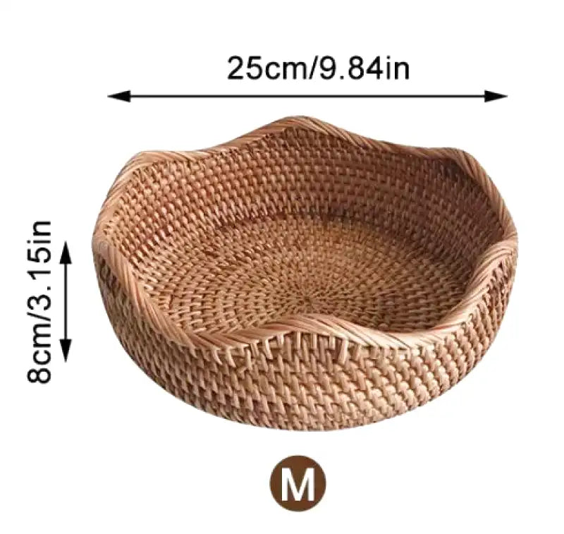 Panier tressé fait main