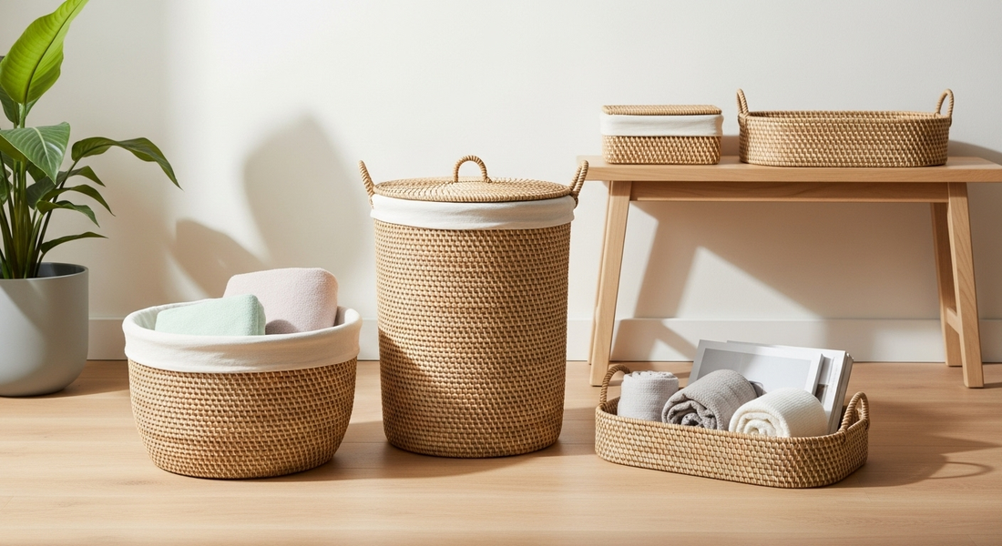 Les paniers en osier : le charme naturel chez vous