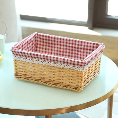 paniers en osier avec doublure