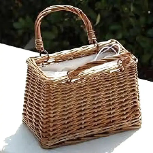 Panier en osier plage