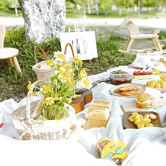 Panier pique-nique à couvercle