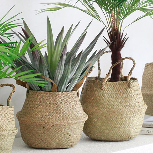 panier pliable tressé