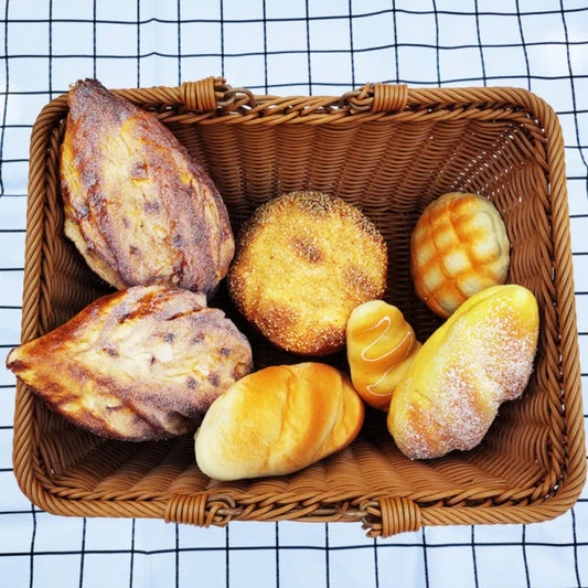 Panier à pain en osier avec anse