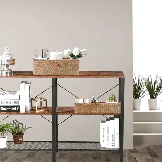 Boite de rangement en osier avec couvercle