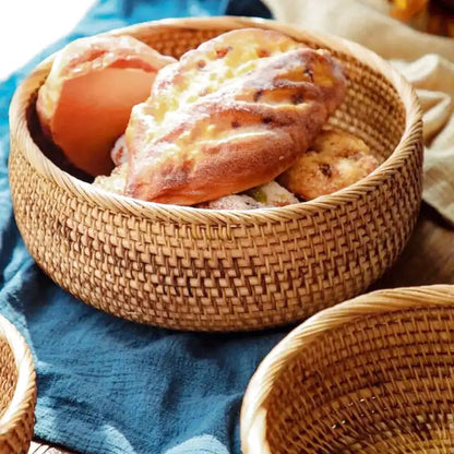 Corbeille à fruits en osier