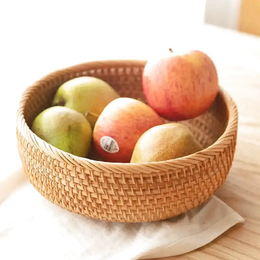Corbeille à fruits en osier