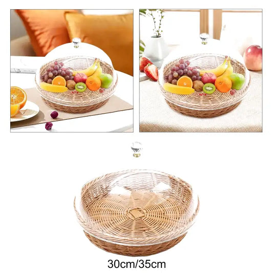 Panier à Fromage avec Cloche Transparente