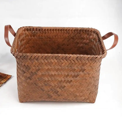 Panier à linge en osier souple