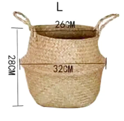 Panier cache-pot pliable