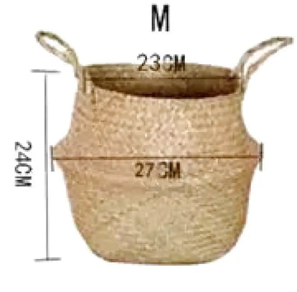 Panier cache-pot pliable