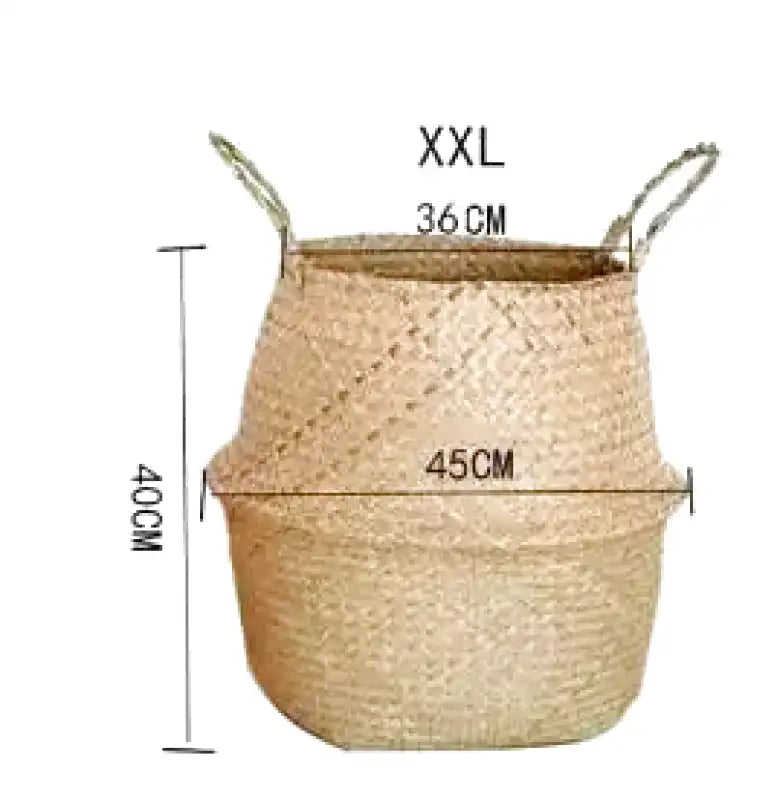 Panier cache-pot pliable