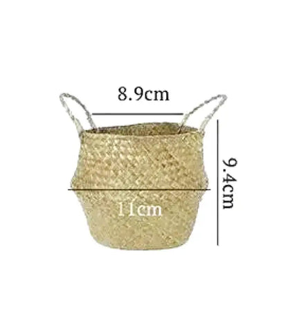 Panier cache-pot pliable