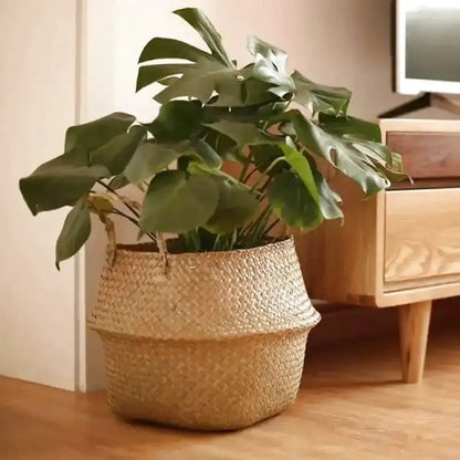 Panier cache-pot pliable