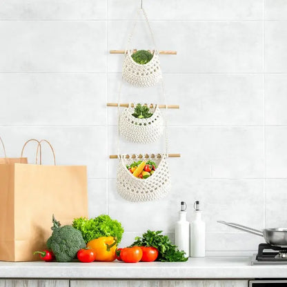 Panier mural osier 