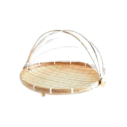 Panier en osier avec cloche protectrice - panier en osier