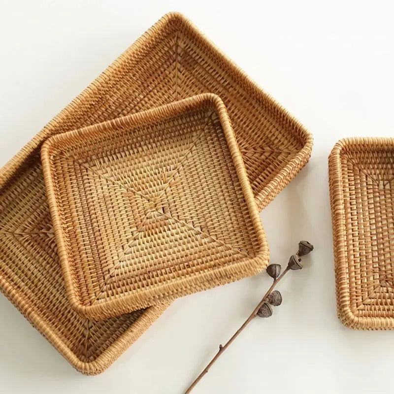 Plateau d’Ambiance Cocooning - panier en osier