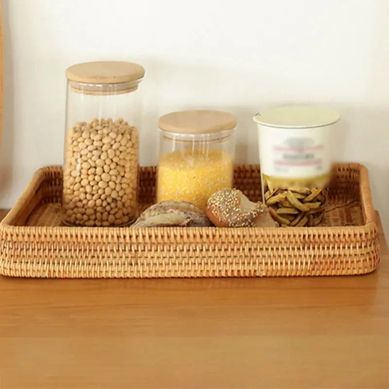 Plateau d’Ambiance Cocooning - panier en osier
