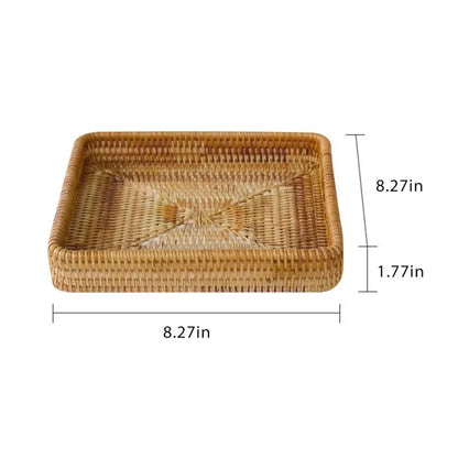 Plateau d’Ambiance Cocooning - panier en osier