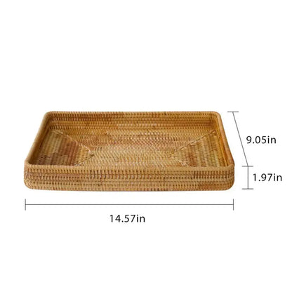 Plateau d’Ambiance Cocooning - panier en osier